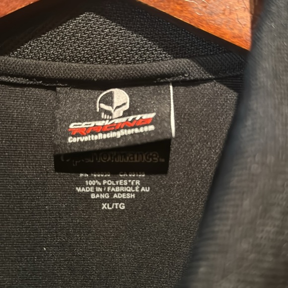 C8R CORVETTE RACING THREE-TONE POLO BLACK GRAY AND YELLOW - Picture 6 of 7